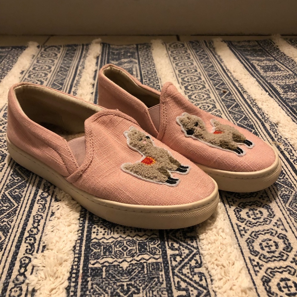 Soludos llama slip-ons
